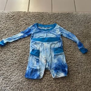 Little Sleepies Blue Print, Size 18-24 months.